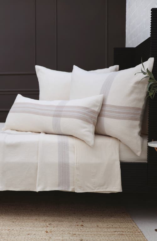 Shop Pom Pom At Home Geneva Bed Blanket In Ivory/taupe