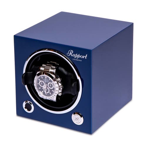 Rapport London Evolution Single Watch Winder In Blue