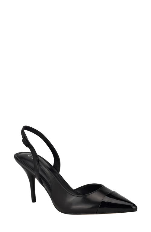 Calvin Klein Corinny Pointed Toe Pump In Black