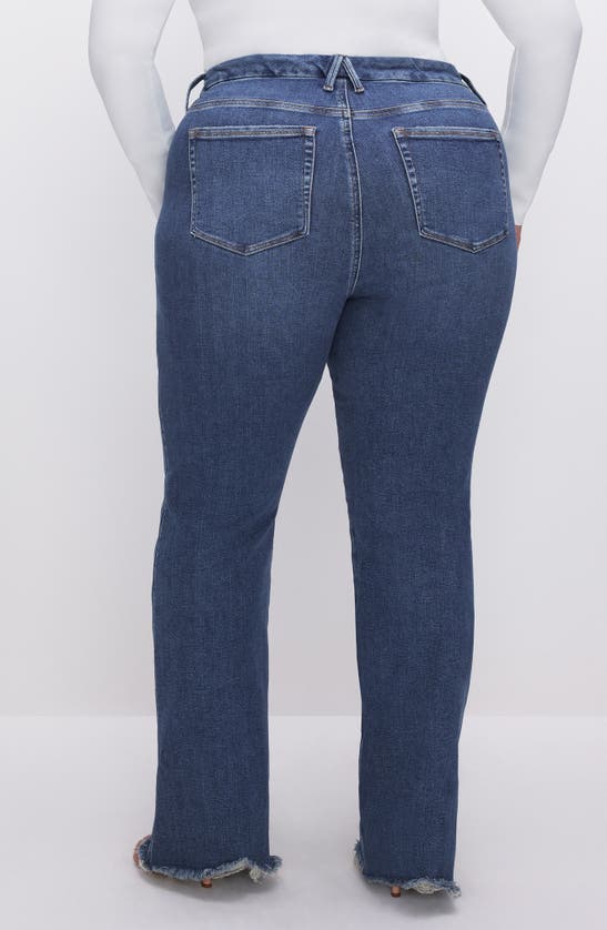 Good American Good Curve Bootcut Jeans In Indigo536