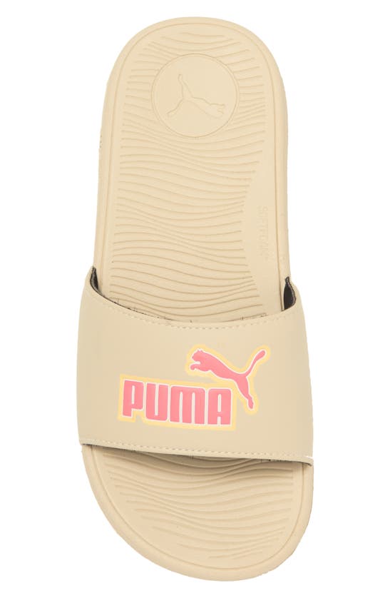 Shop Puma Cool Cat 2.0 Stacked Slide Sandal In Granola-peach -passionfruit
