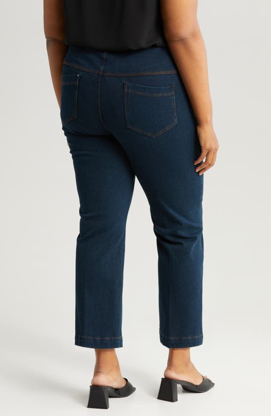 Shop Lyssé Ankle Baby Bootcut Jeans In Indigo