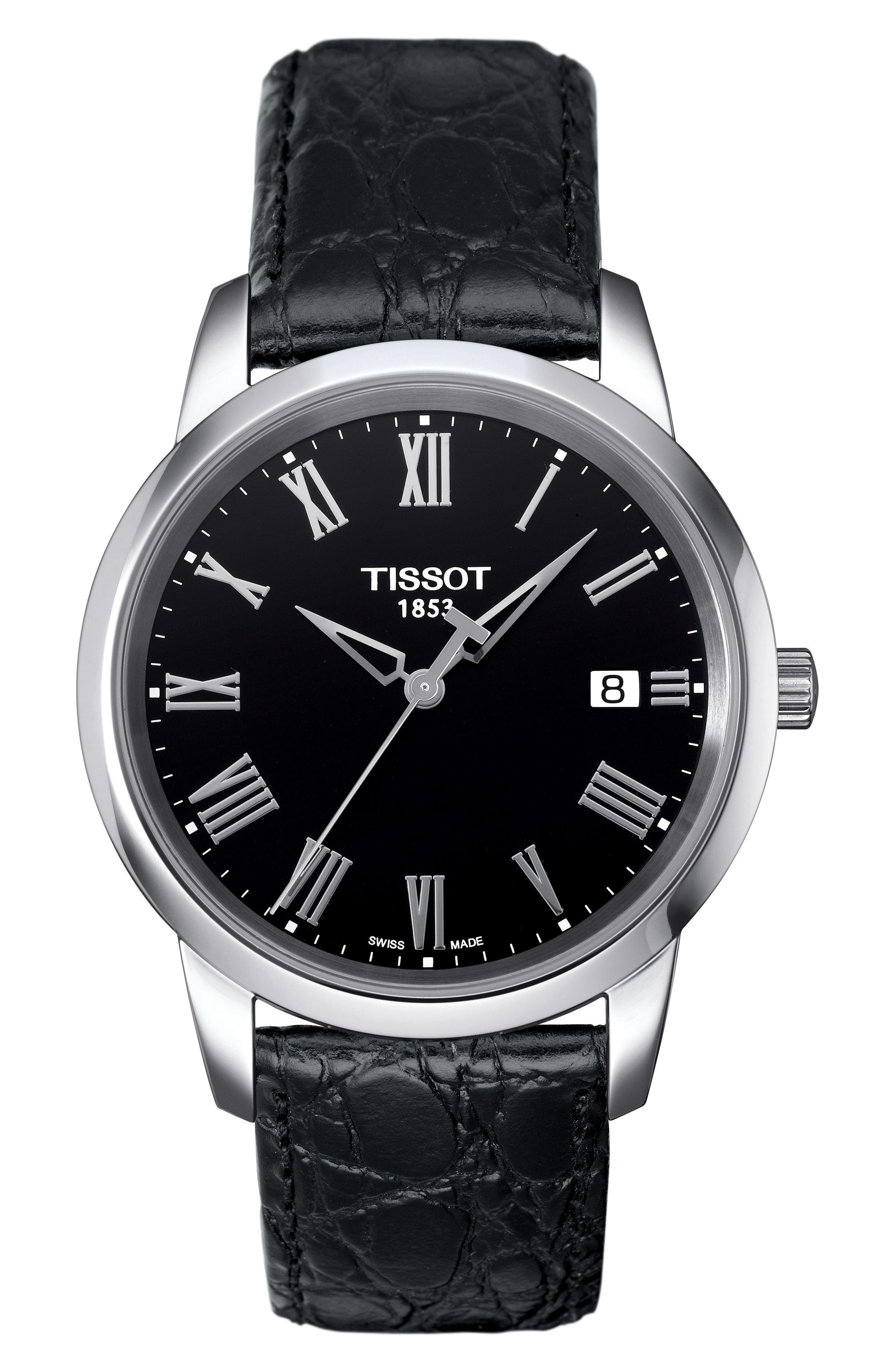 Tissot Classic Dream Leather Strap Watch, 38mm Nordstrom