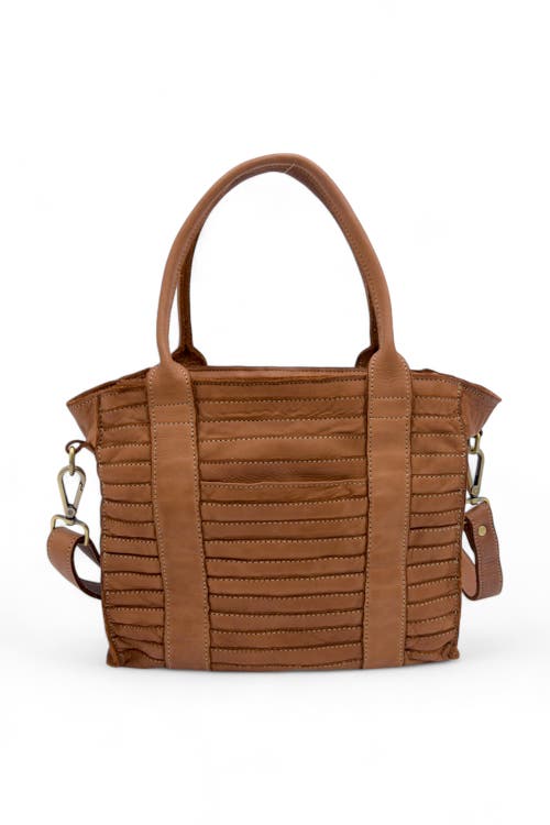 Bolsa Nova Milan Tote In Cognac