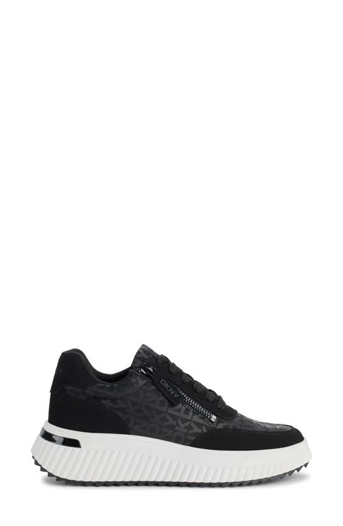 Shop Dkny Lissa Platform Sneaker In Black