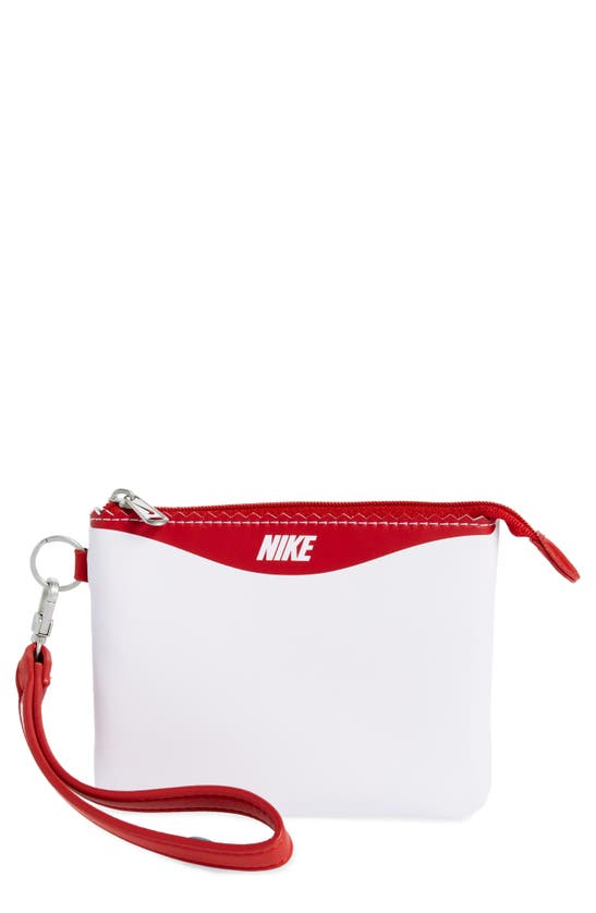 Shop Nike Icon Cortez Wristlet In White/ Varsity Royal