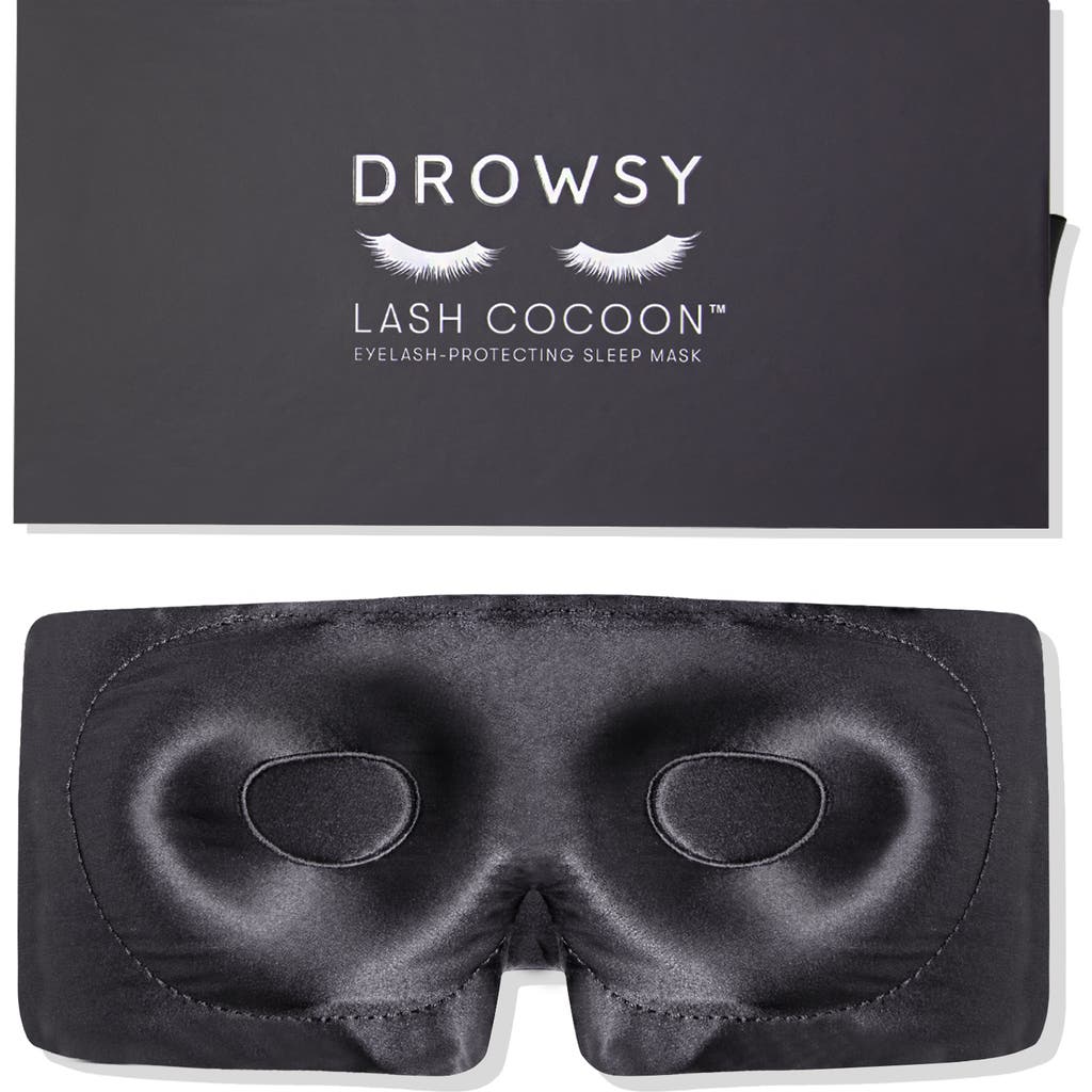 Drowsy Sleep Co . Eyelash Protecting Sleep Mask In Moonlight Shadow