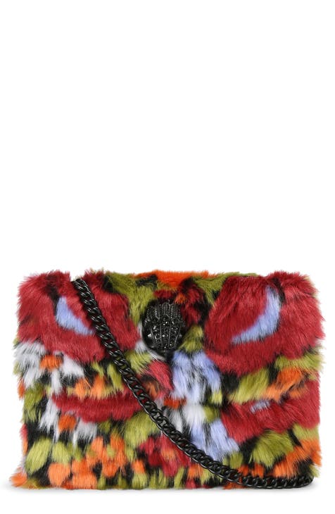 Women's California Bag East-West in faux fur