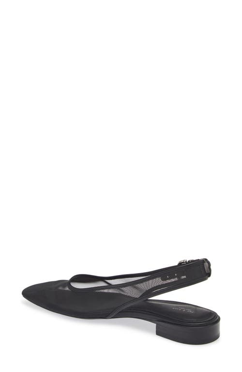 Shop Rag & Bone Astra Slingback Flat In Black