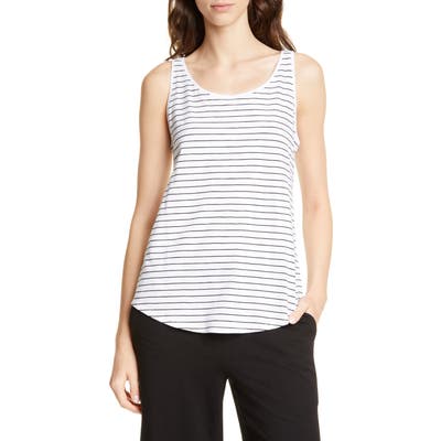 Eileen Fisher Organic Cotton Tank, White