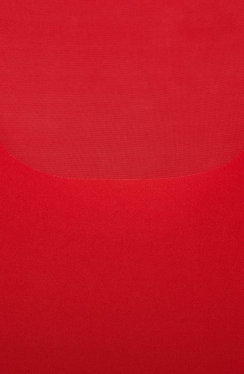 Mango Robe In Coral Red
