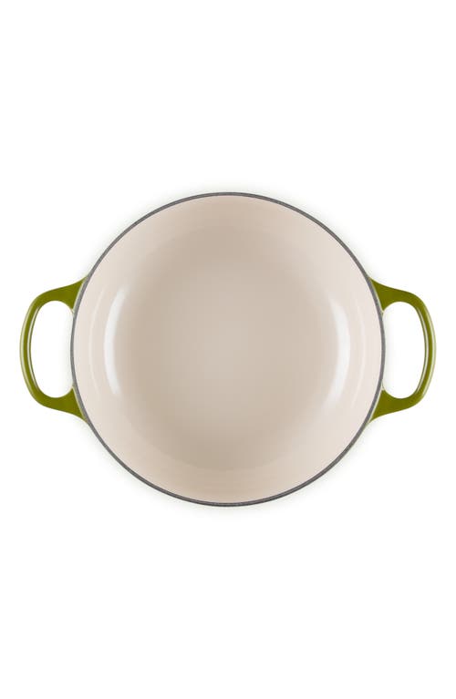 Le Creuset Signature 3.5-quart Sauteuse Oven In Olive