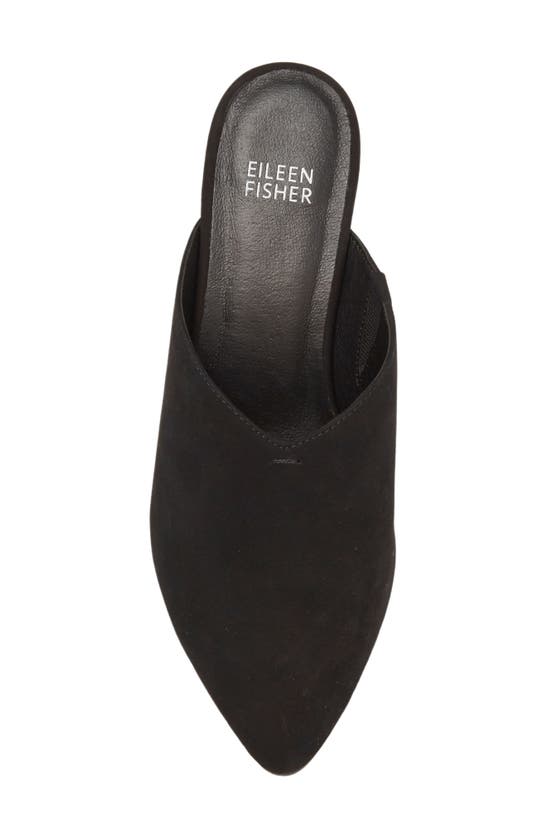 Shop Eileen Fisher Jive Pointed Toe Mule In Black