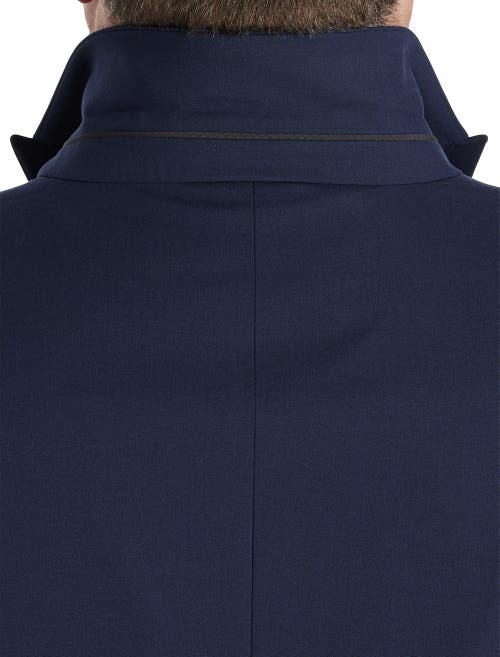 Synrgy By Dxl Synrgy Machine Washable Modern-fit Suit Jacket In Navy