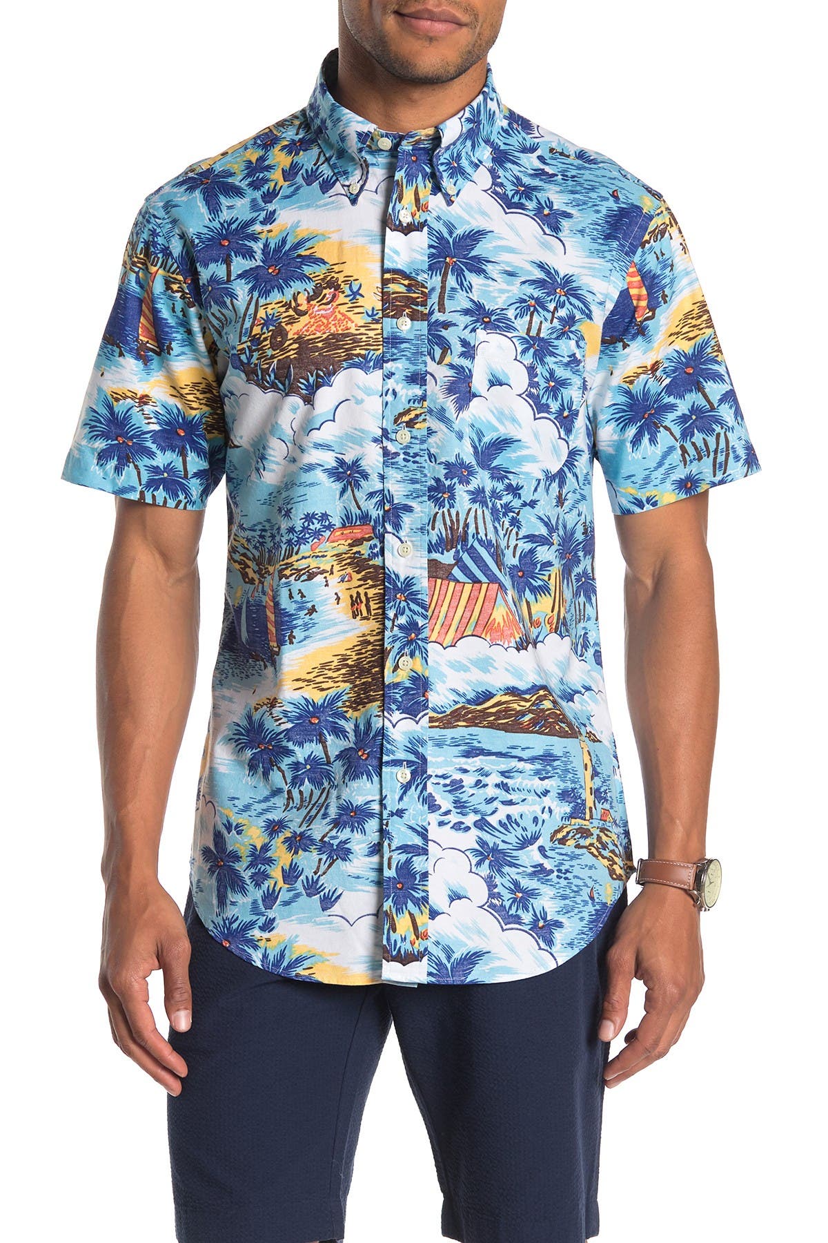 brooks brothers hawaiian shirt
