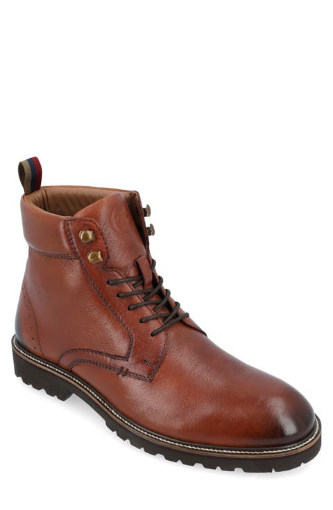 Simeon Plain-Toe Ankle Boot (Men)