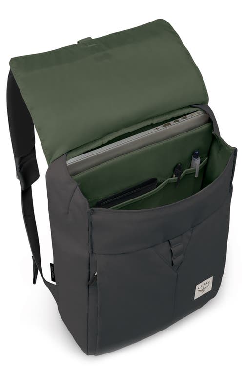 Osprey Arcane Flap Top Backpack In Black