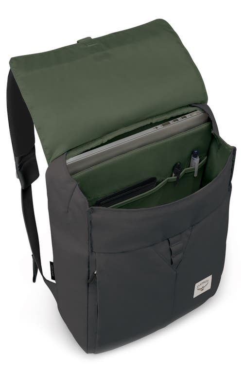 Shop Osprey Arcane Flap Top Backpack In Black