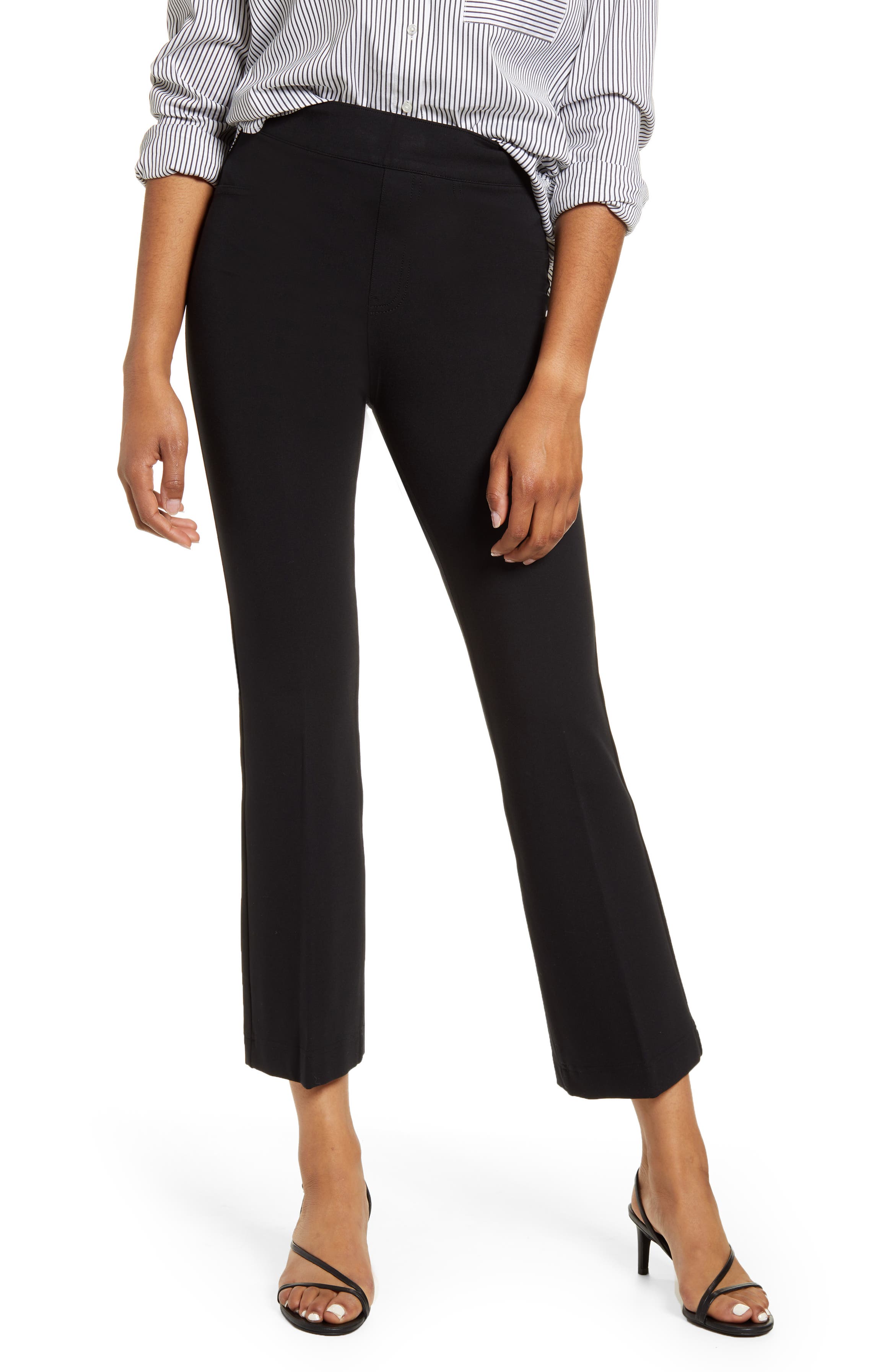 SPANX® Ponte Crop Flare Pants (Regular Tall & Plus Tall) | Nordstrom