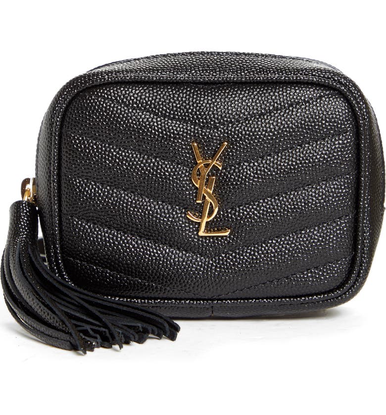 Saint Laurent Baby Lou Quilted Leather Micro Crossbody Bag Nordstrom