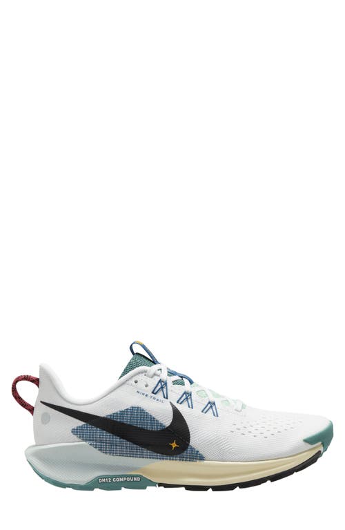 Nike ReactX Pegasus Trail 5 Running Shoe White/Black/Blue/Cedar at Nordstrom,