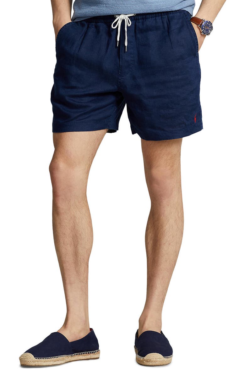 Polo Ralph Lauren Prepsters Linen Shorts | Nordstrom