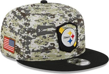 Men's New Era Cream/Black Pittsburgh Steelers City Originals 9FIFTY Snapback Hat