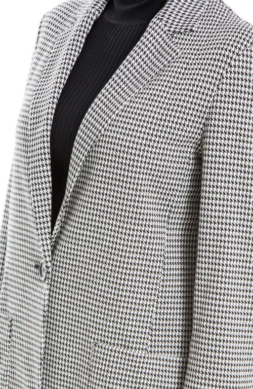 MAX STUDIO MAX STUDIO DOUBLE KNIT ONE-BUTTON BLAZER 