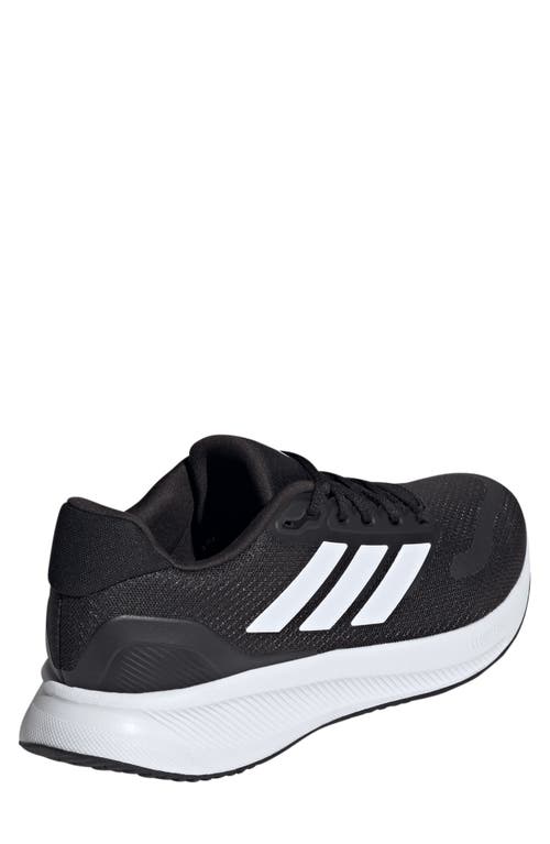 Adidas Originals Adidas Run Falcon 5 Running Shoe In Black/white/black