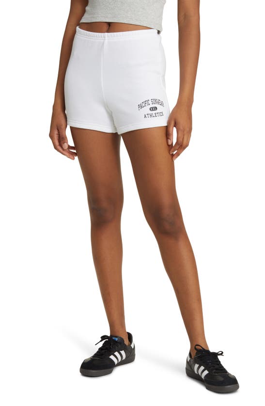 Shop Pacsun Athletic Slim Shorts In Bright White