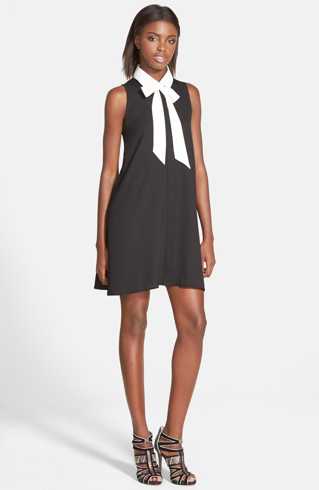 Glamorous Sleeveless Tie Neck Dress Nordstrom
