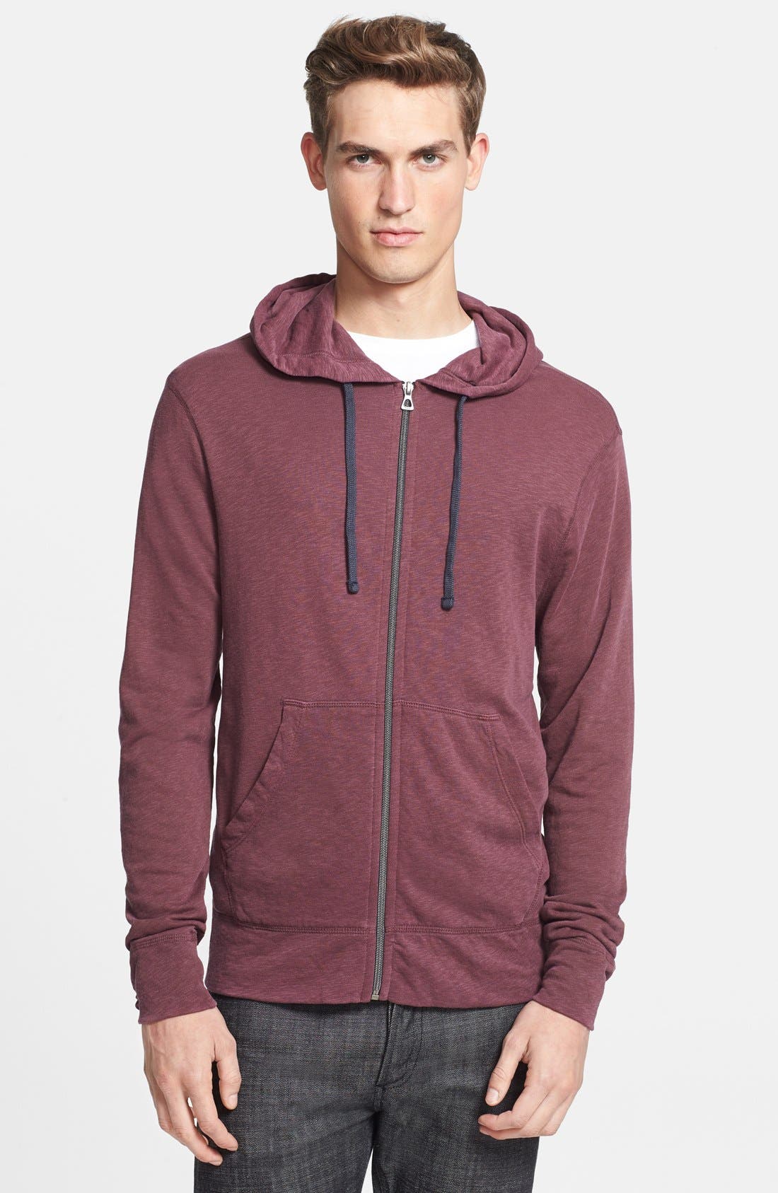 james perse vintage fleece hoodie