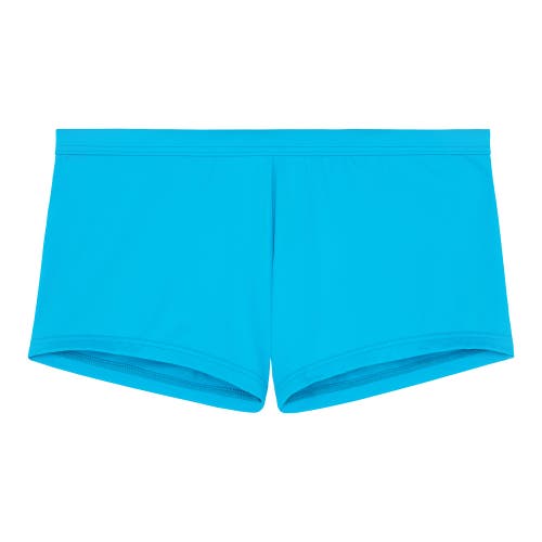 Hom Sea Life Swim Shorts In Turquoise