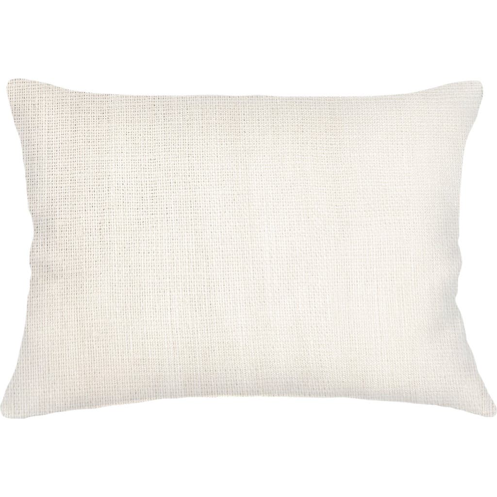 Anaya So Soft Linen Pillow Down Insert In Ivory