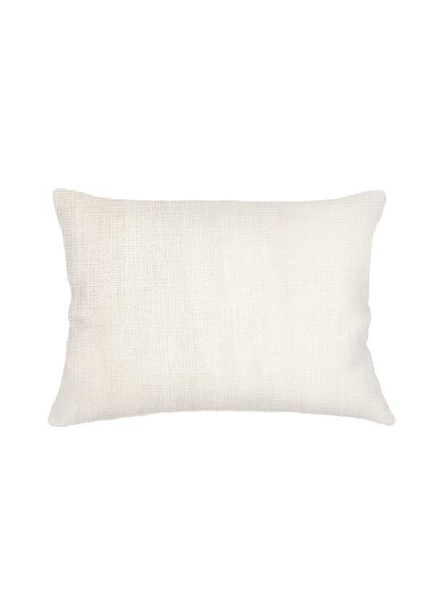 Anaya So Soft Linen Pillow Down Alternative Insert In Ivory