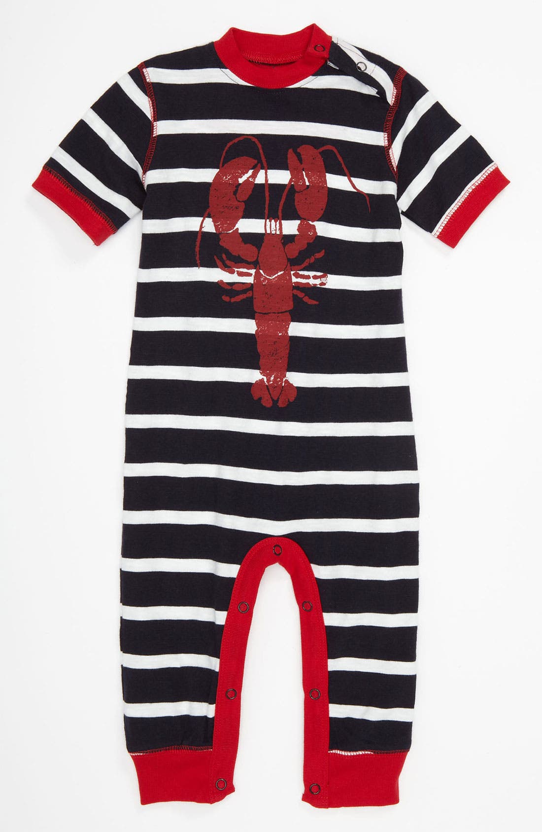 Hatley 'Lobster' Stripe Pajamas (Infant) Nordstrom