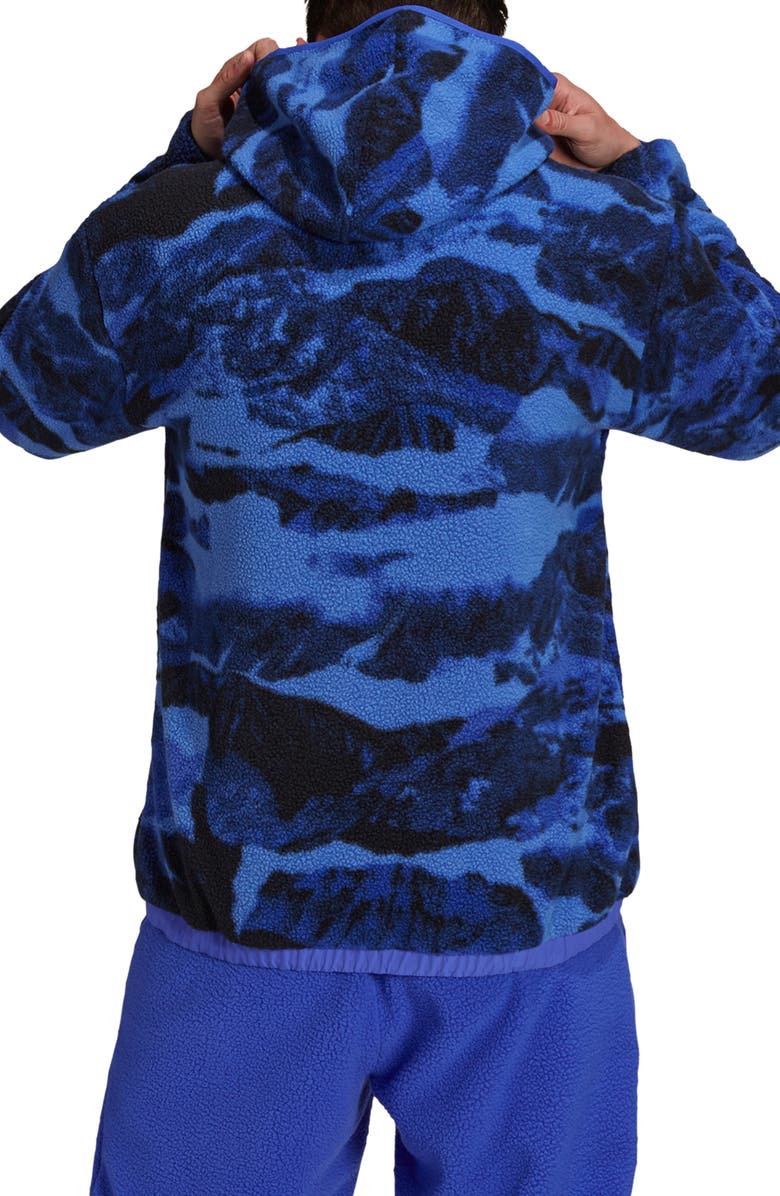 adidas Adventure Polar Fleece Camo Pullover Hoodie