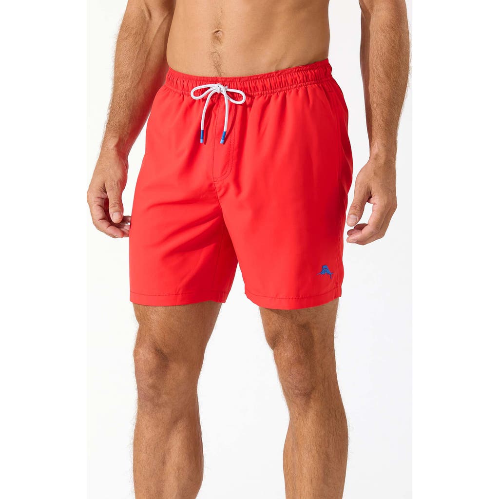 Tommy Bahama Naples Shore Swim Trunks In Red