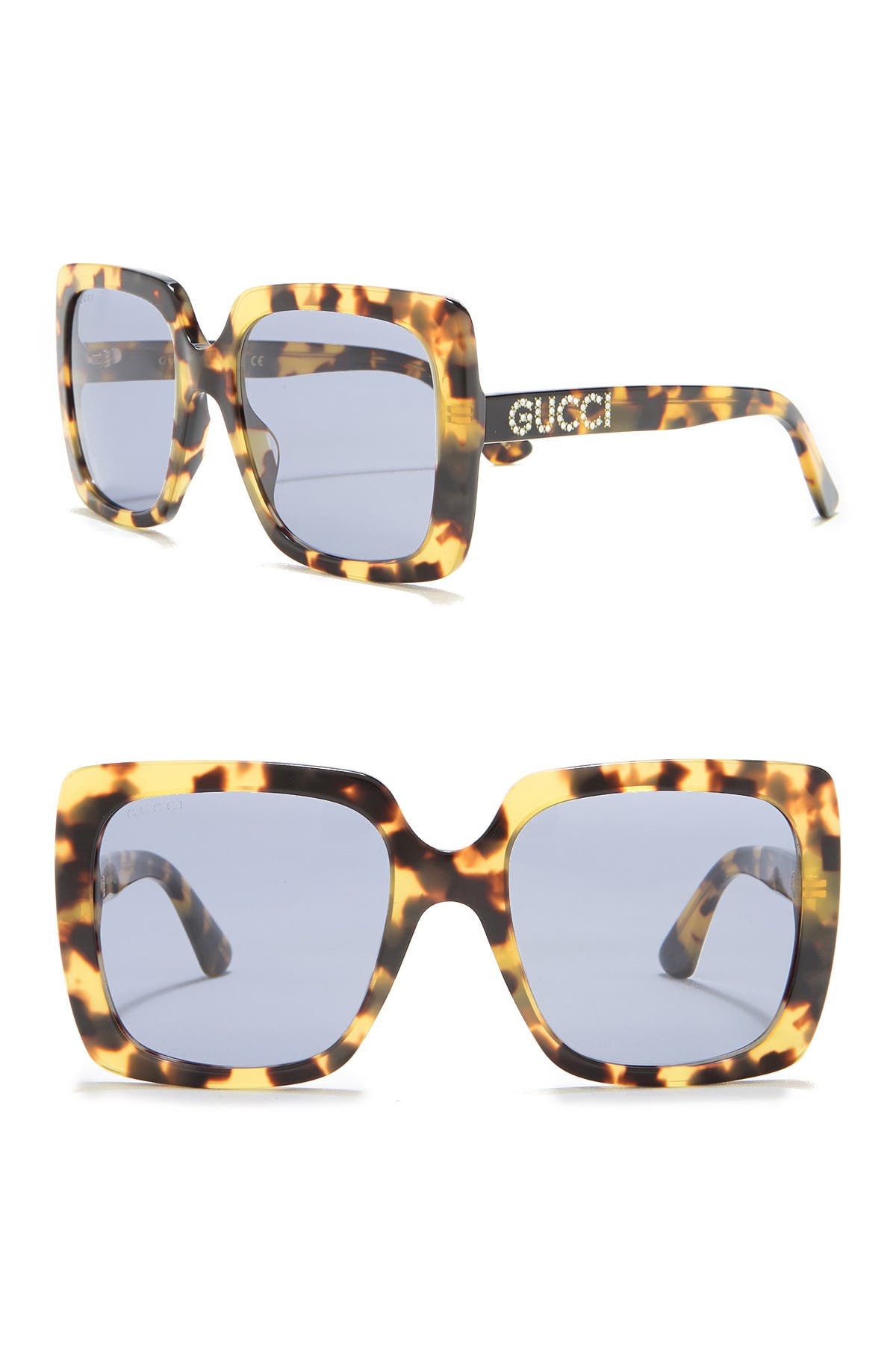 gucci 54mm oversized square sunglasses