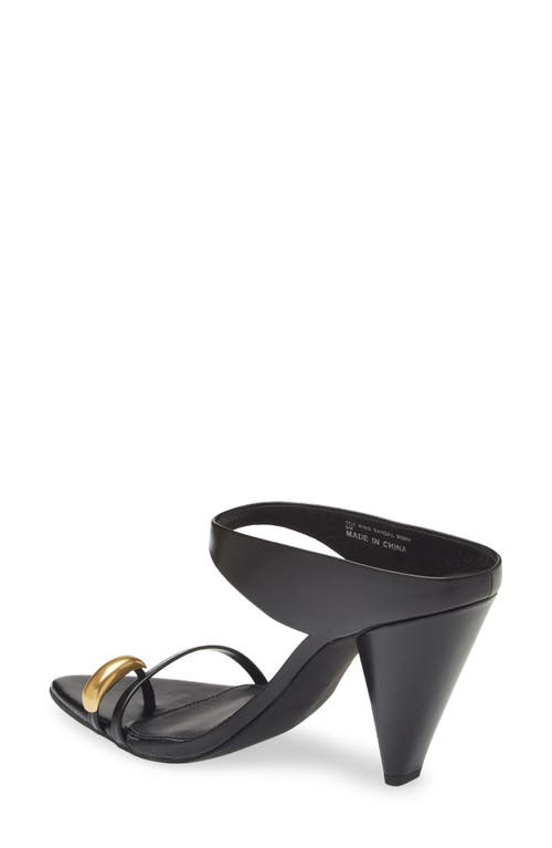 Shop Rebecca Minkoff Toe Ring Pointed Toe Slide Sandal In Black