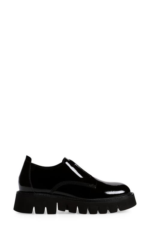 Shop Pedro Garcia Silvia Water Resistant Platform Loafer In Black Castoro Naplack