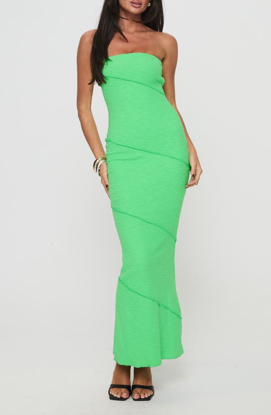 Princess Polly Oscar Strapless Midi Dress In Green