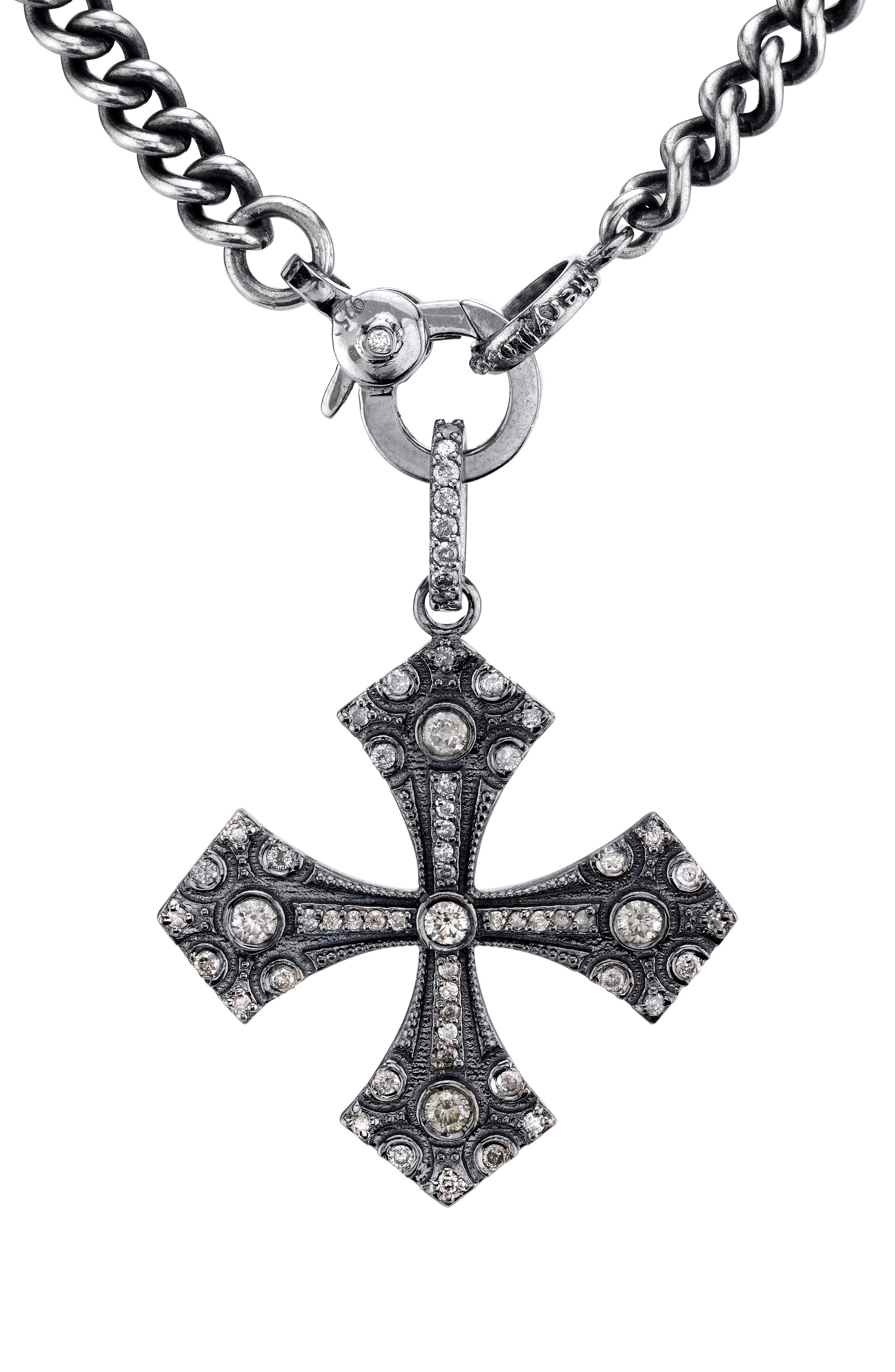 Sheryl Lowe Gothic Cross Pendant 