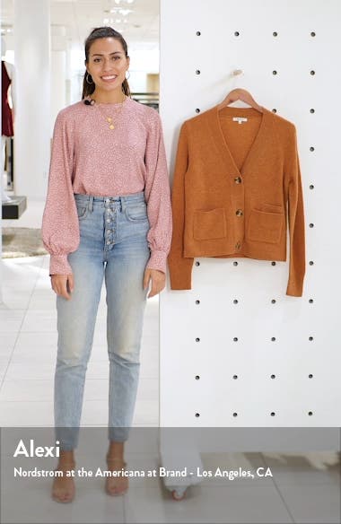 shrunken cardigan sweater