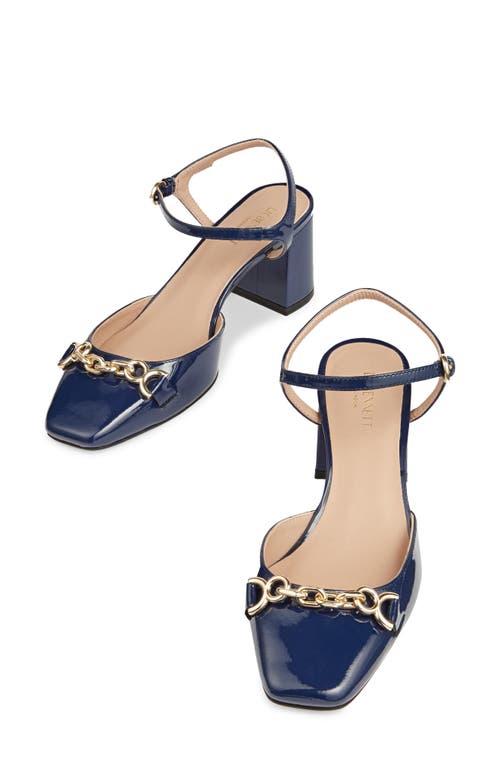 LK Bennett Mindy Ankle Strap Pump Midnight at Nordstrom,