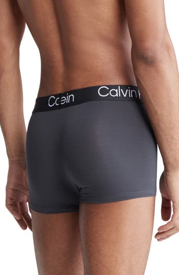 Calvin Klein Men's Underwear Ultra Soft Modern Modal Trunk, 3
