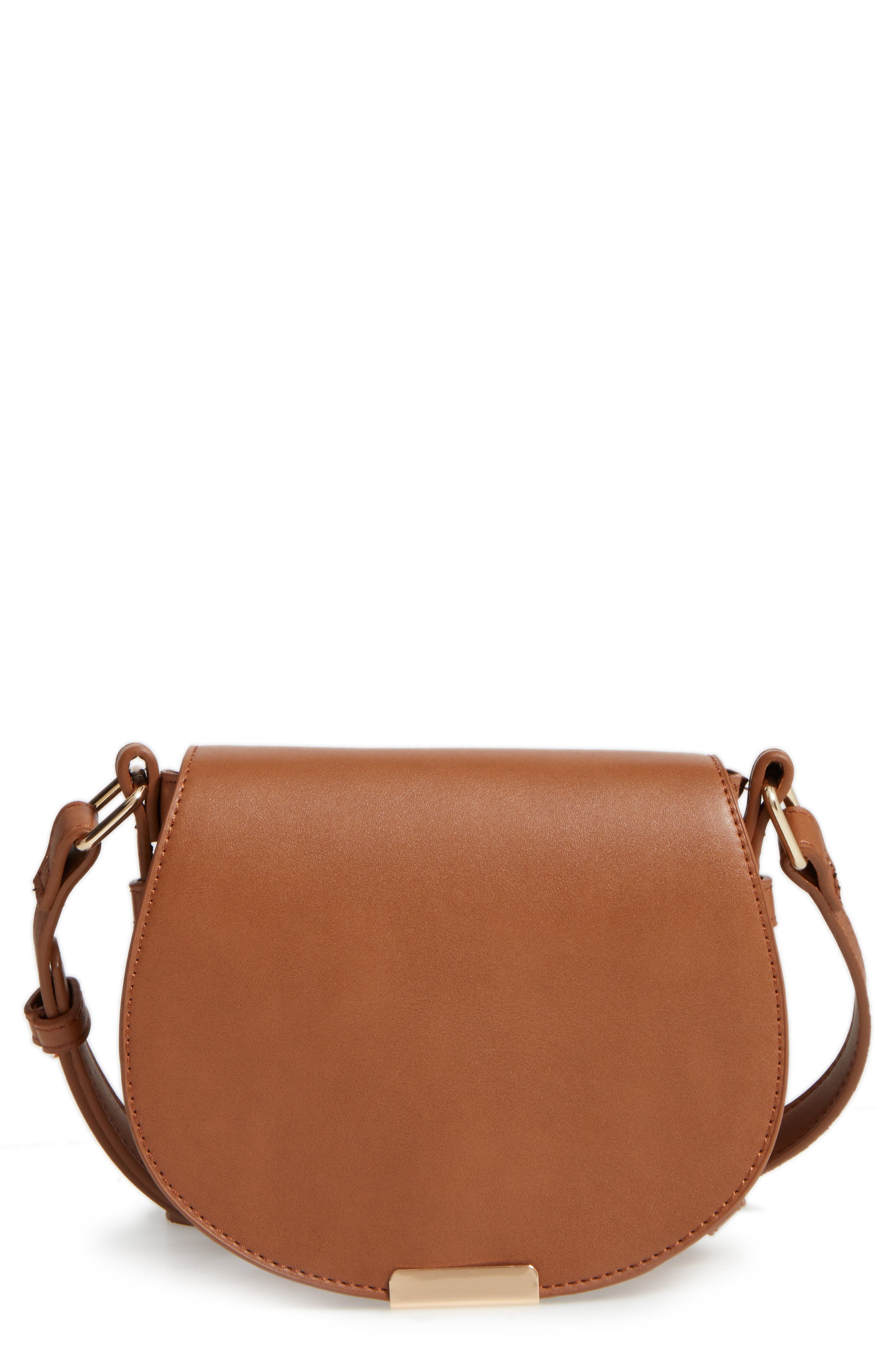 BP. Faux Leather Small Saddle Crossbody Bag Nordstrom