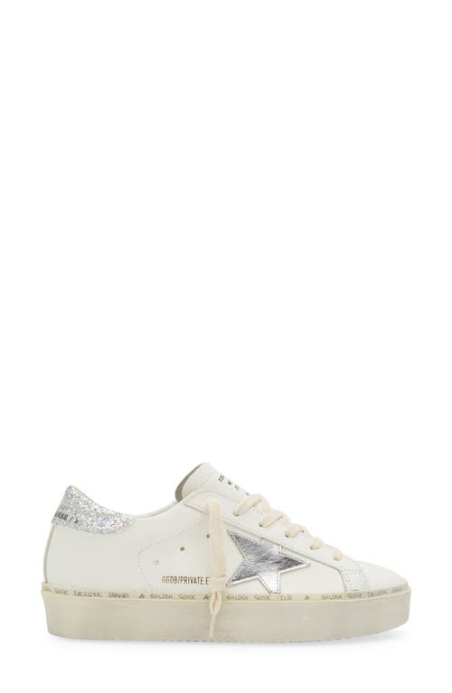 Golden Goose Ball-star Sneakers In White/silver