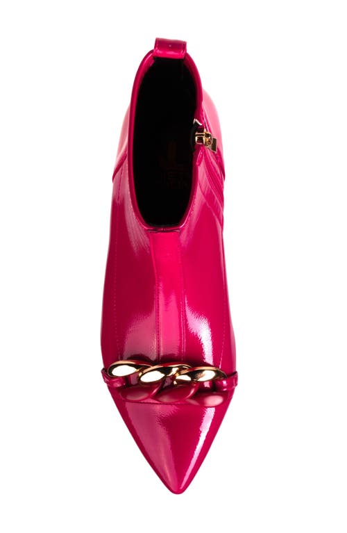 Ninety Union Milan Chain Bootie In Fuchsia