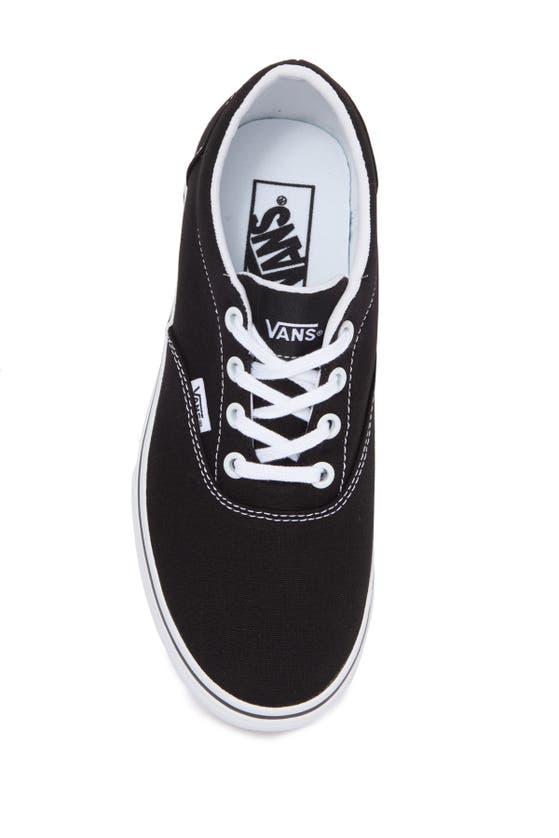 Shop Vans Doheny Platform Sneaker In Canvas Black